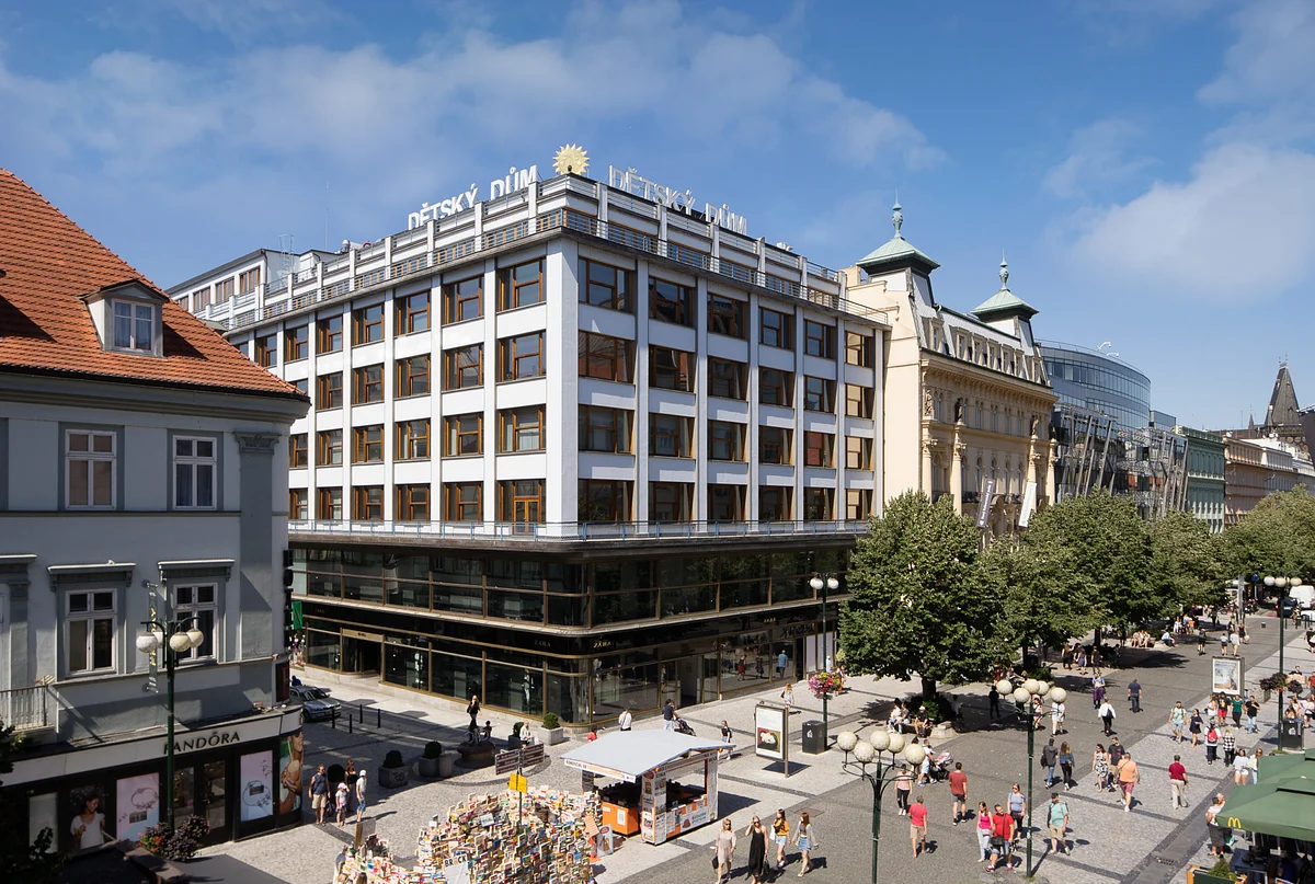 Furnished private office interior