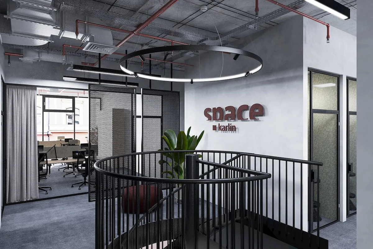 Space Cafe Karlín coworking interior