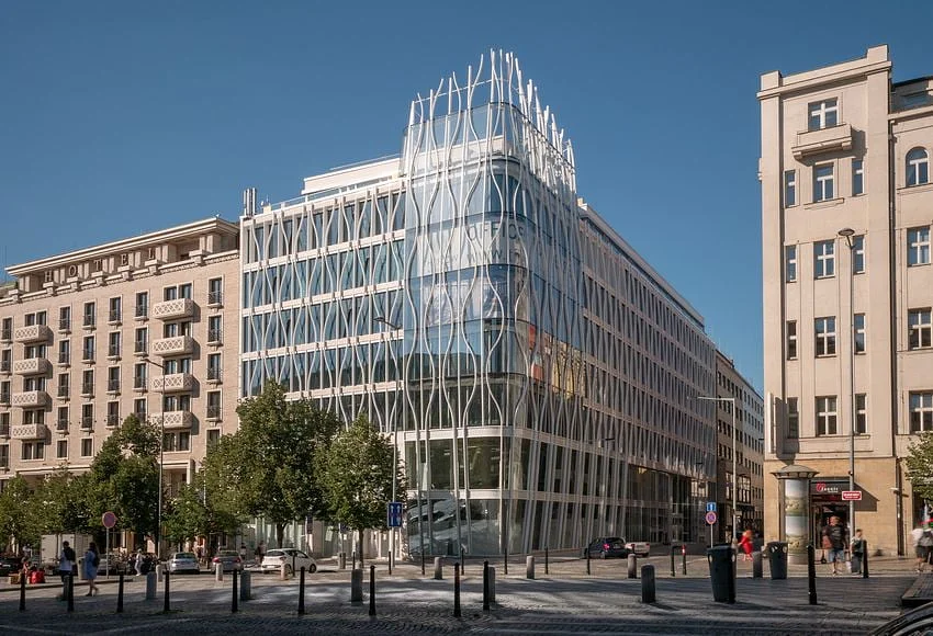 Flow Building exterior on Wenceslas Square