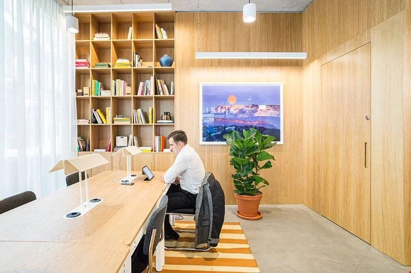 Main workspace interior