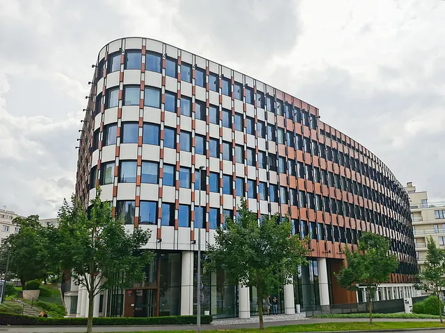 OFFY building exterior with modern facade